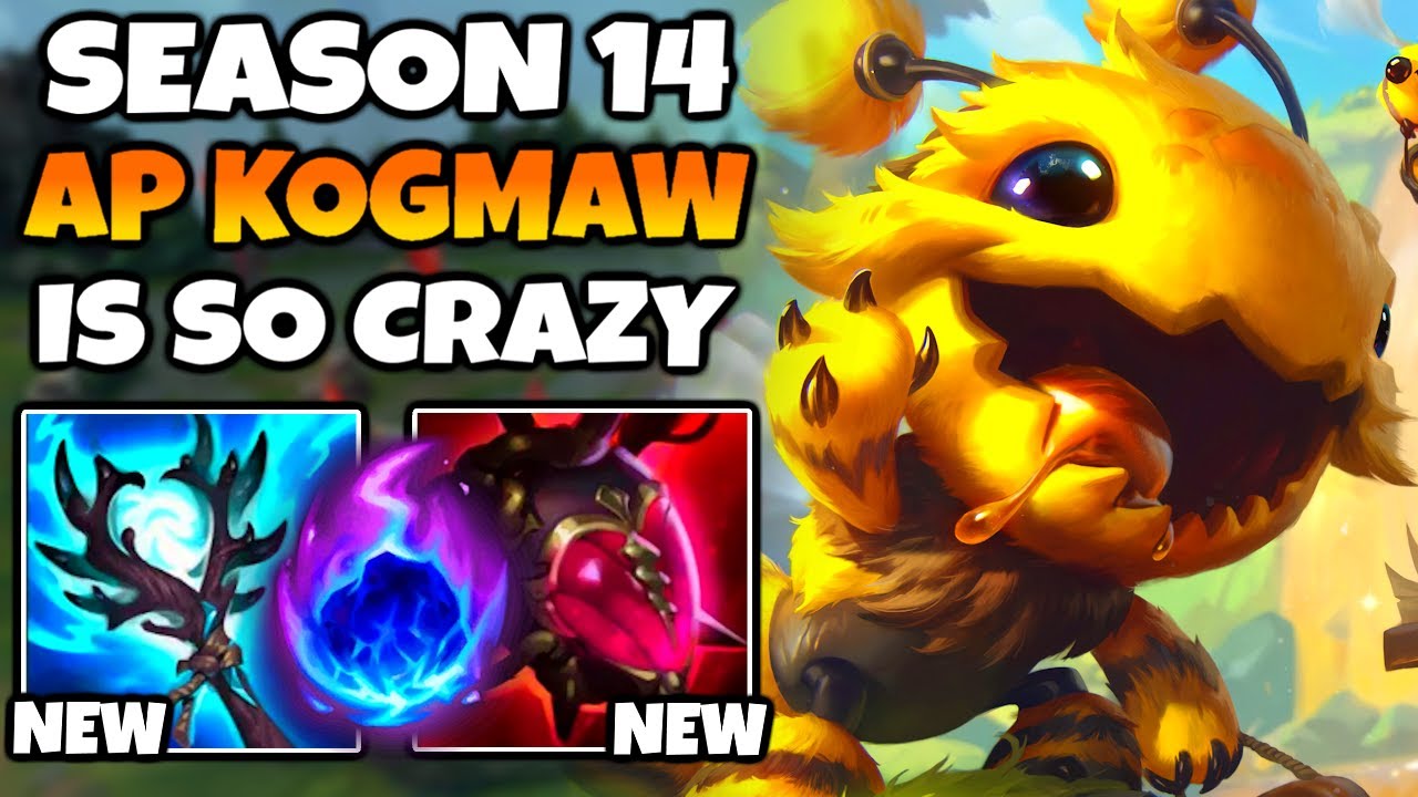 Season 14 AP KOG'MAW is INSANE (R can CRIT & BURNS & LOWERS MR)