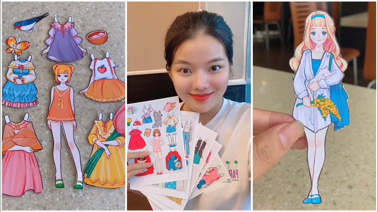 Thay Đồ cho BÚP BÊ GIẤY mà phải SỬNG SỐT😱😱😱 vì quá ĐẸP Jane Nguyễn tik tok