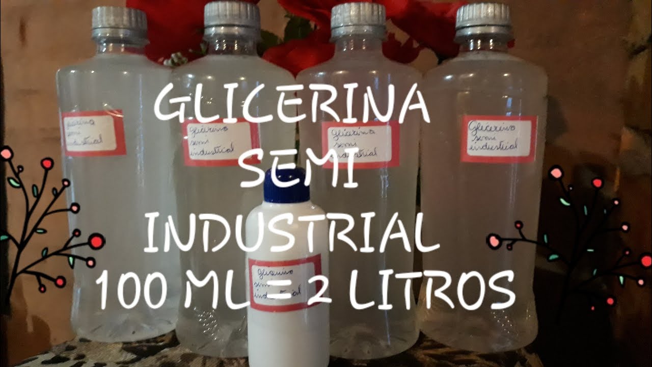 COM 100 ML DE GLICERINA DE MERCADO FIZ 2 LITROS