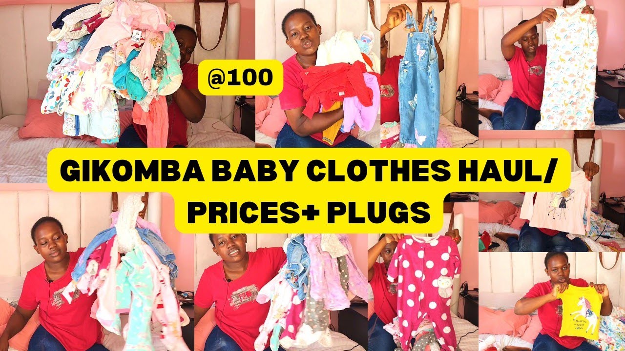 GIKOMBA THRIFT BABY SHOPPING HAUL 2024/ Prices+ Amazing plugs +contacts #babyclothes