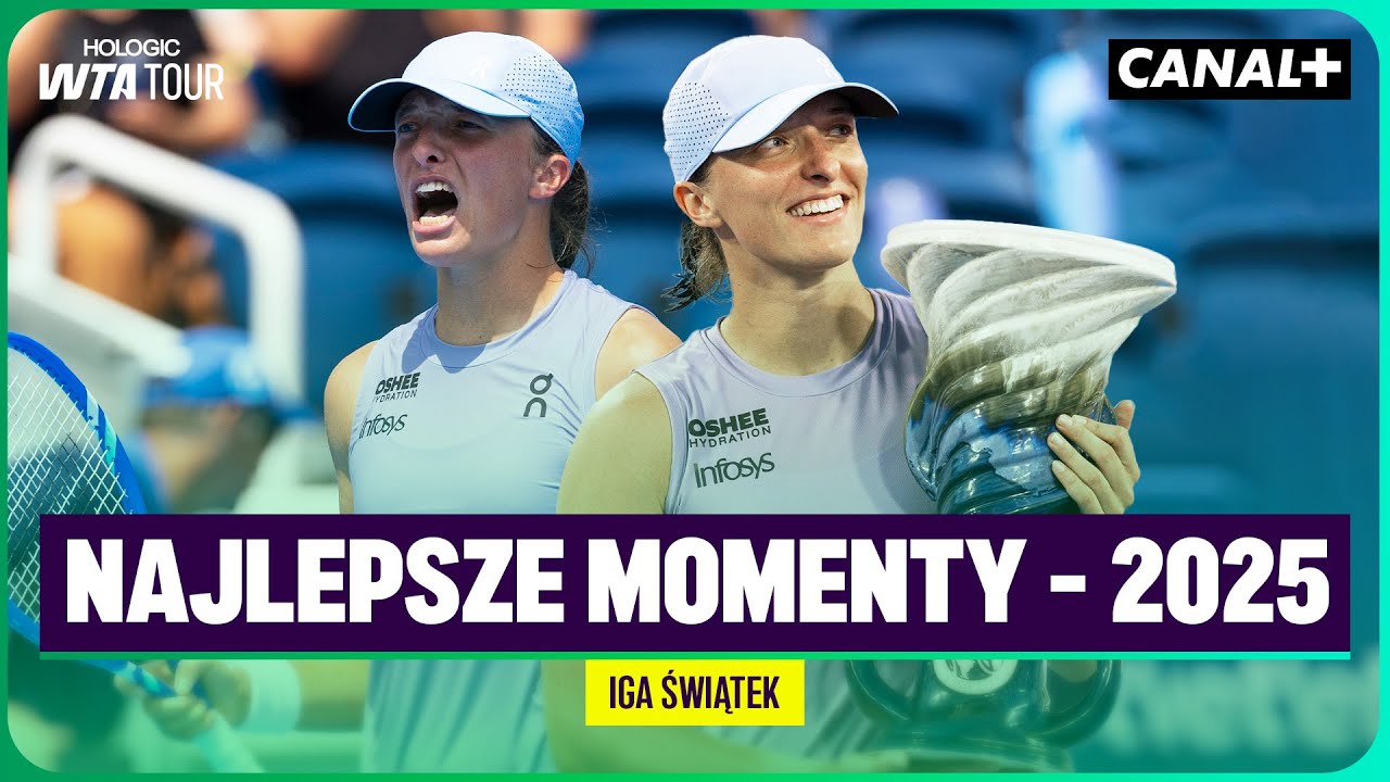 IGA ŚWIĄTEK - NAJLEPSZE MOMENTY SEZONU 2025 | WTA TOUR
