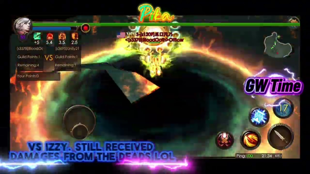 01/18: GW-Don’t know why I still received damages from the deads and got dragged in lol