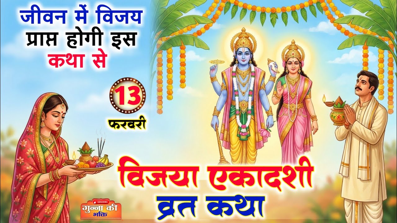 विजया एकादशी व्रत कथा 🌼| Bhagvan Vishnu Ji Vart Katha | विजया एकादशी सच्ची व्रत कथा #vratkatha 