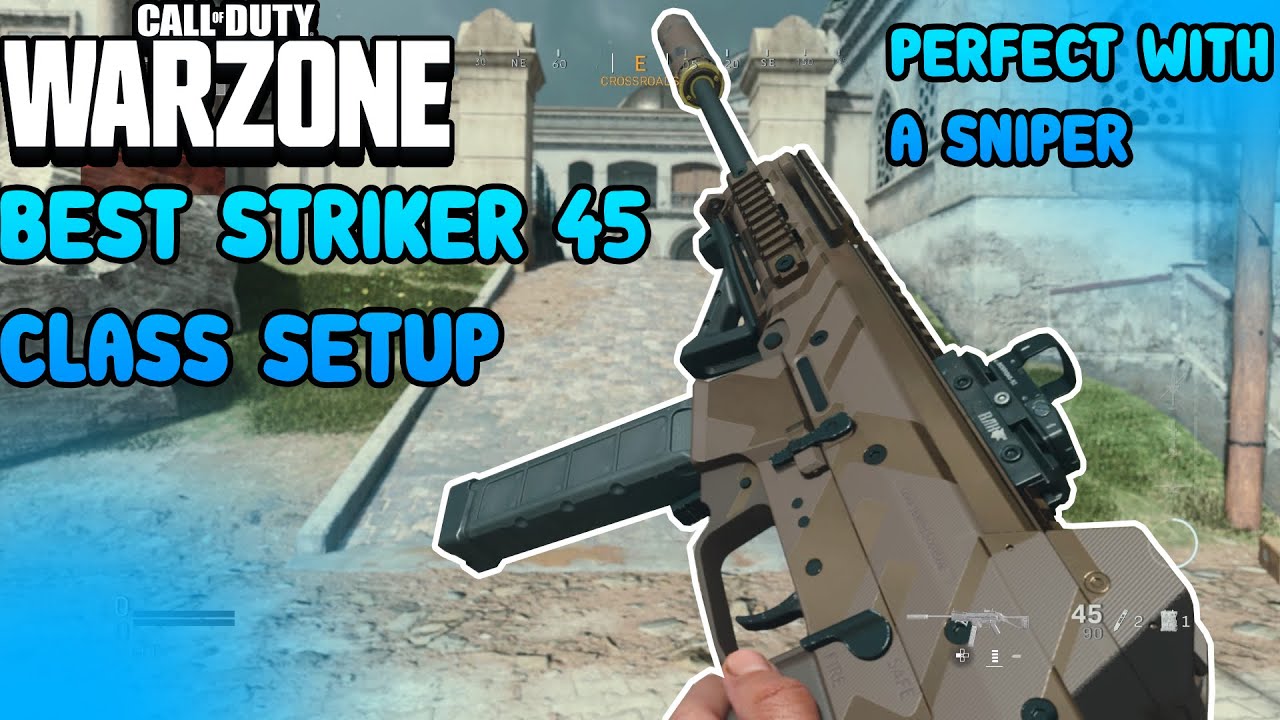 BEST STRIKER 45 CLASS SETUP  *ITS GOOD AT EVERYTHING* Modern Warfare Warzone
