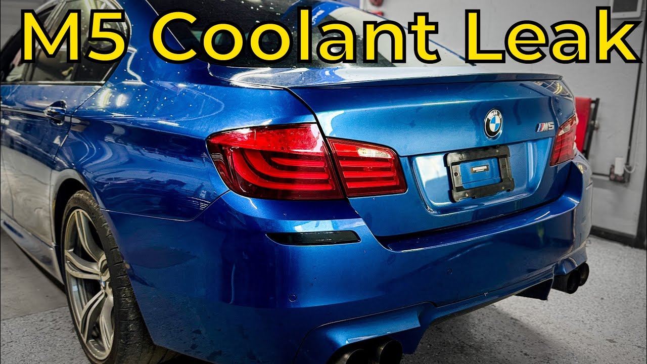 BMW M5 COMMON Coolant Leak! Turbocharger Coolant feed/return lines Replacement