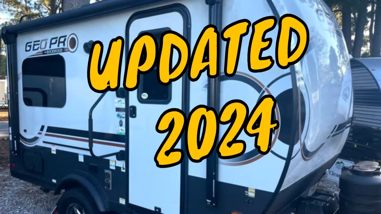 NEW 2024 GEO PRO 15TB ROCKWOOD FOREST RIVER OFF ROAD TRAVEL TRAILER TWIN BED KING AZDEL WALKTHROUGH