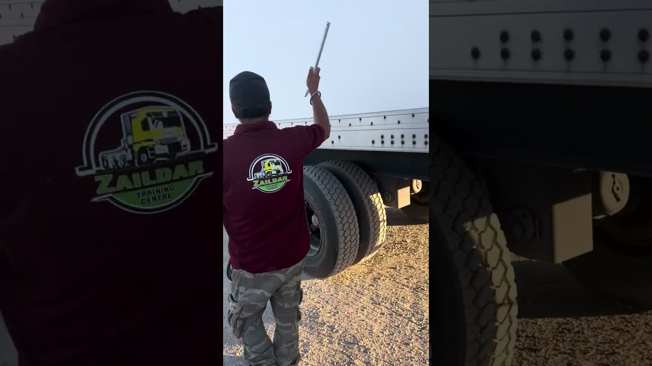 PRE CHECK INSPECTION FROM MIDDLE TRAILERS TO PASSENGER SIDE