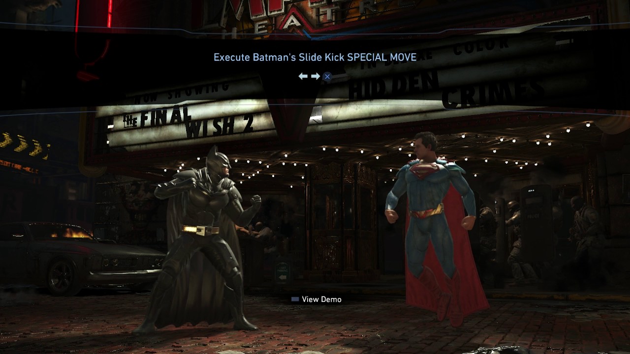 Injustice 2 - Tutorial: Special Moves Batman: Straight Grapple, Character Power Wayne Tech,  Swarm