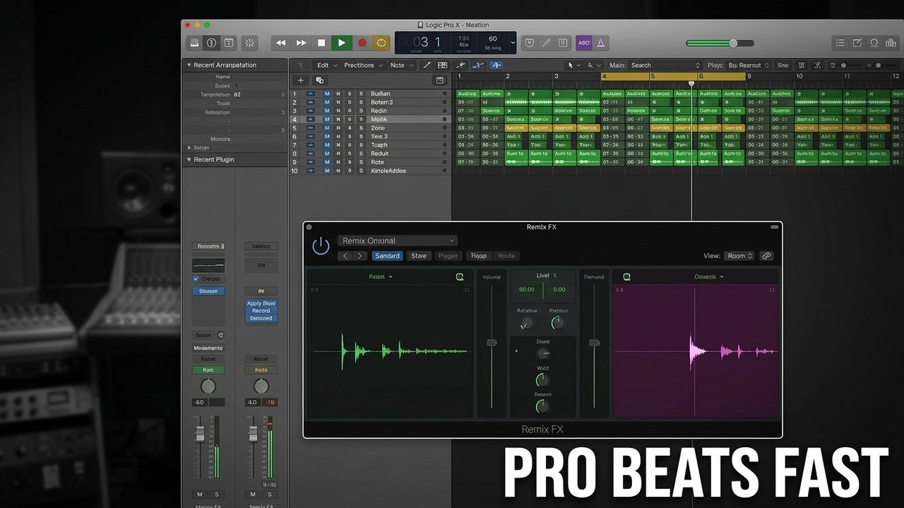 Logic Pro X 10.5 Tutorial - Remix FX in Logic Pro X