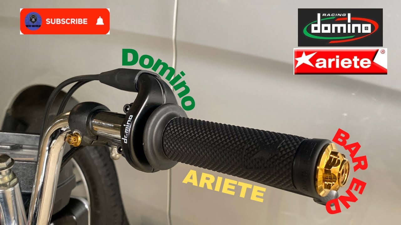 Domino quick throttle | Ariete hand grip | Bar end | TMX 125!!! Installed!!