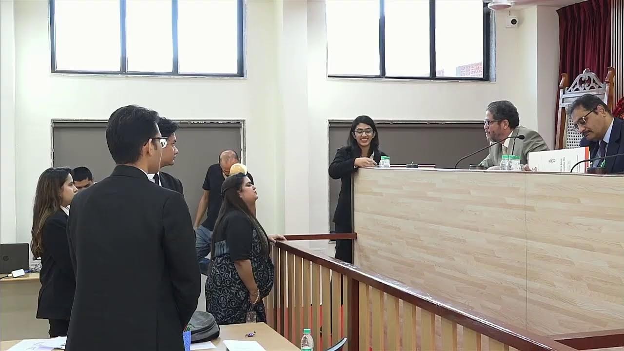 Final Round of the 1st NHRC-MNLUA National Moot Court Competition, 2024