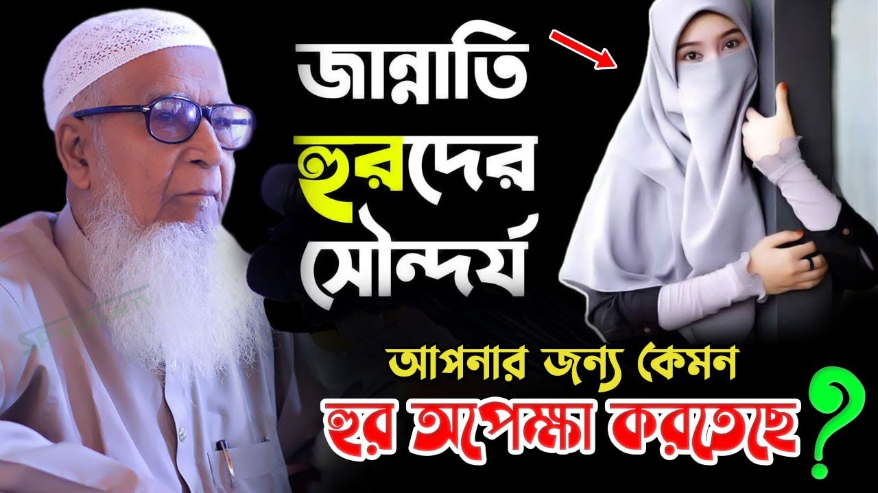 জান্নাতি হুরদের সৌন্দর্য ! আপনার জন্য কেমন হুর অপেক্ষা করতেছে? আল্লামা লুৎফুর রহমান