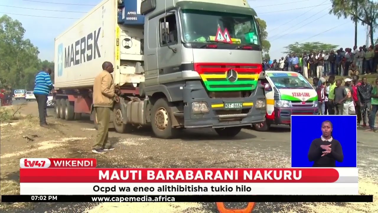 Watu saba wafariki katika ajali mbaya katika barabara kuu ya Nakuru-Eldoret