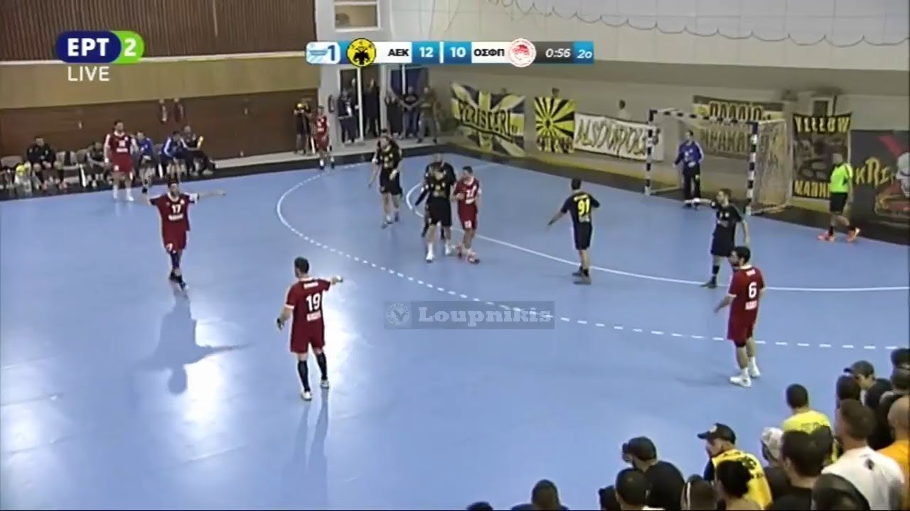ΑΕΚ - Ολυμπιακός 19-20 (Full Game) Handball Premier 4αγ. {13.10.2017}