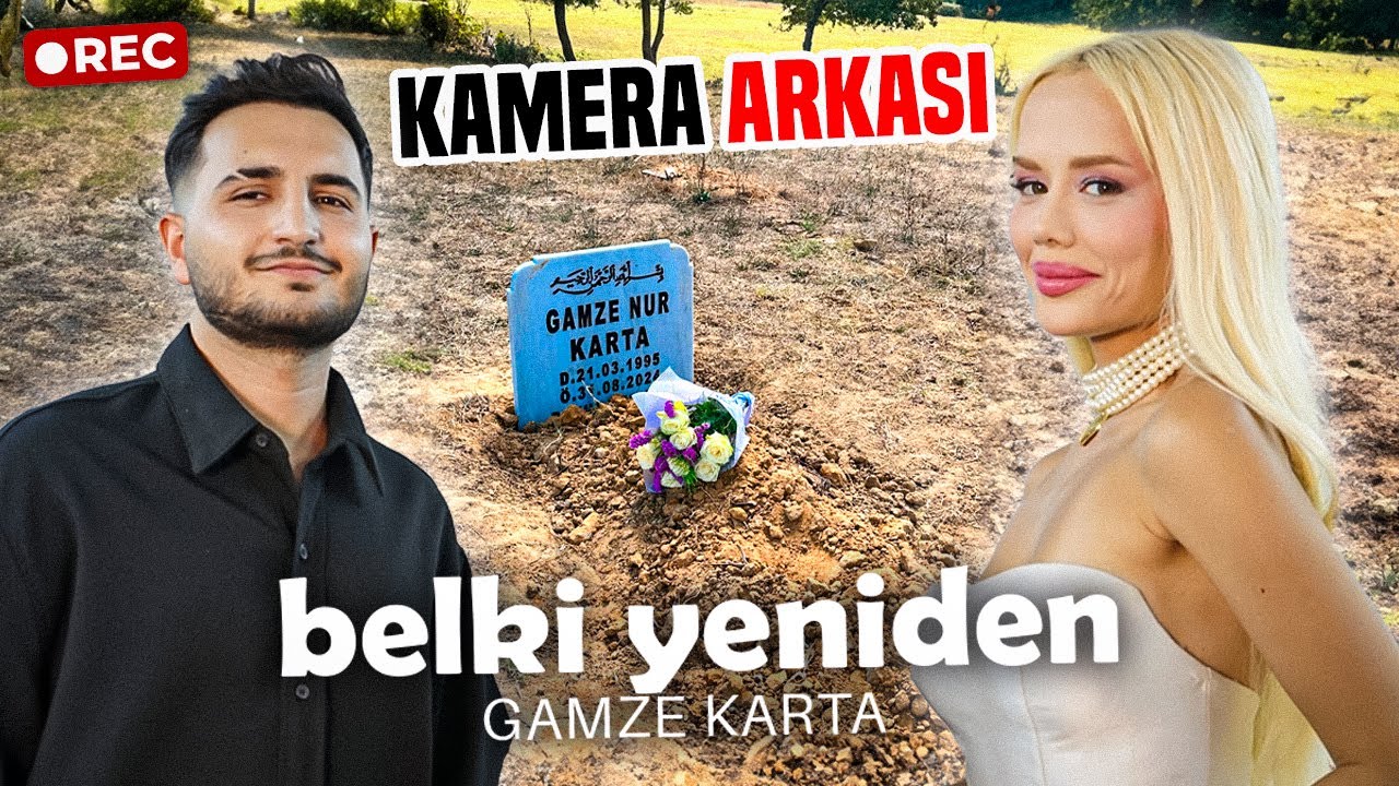GAMZE KARTA - BELKİ YENİDEN *Klipte Öldüm* ( KLİP KAMERA ARKASI !? )