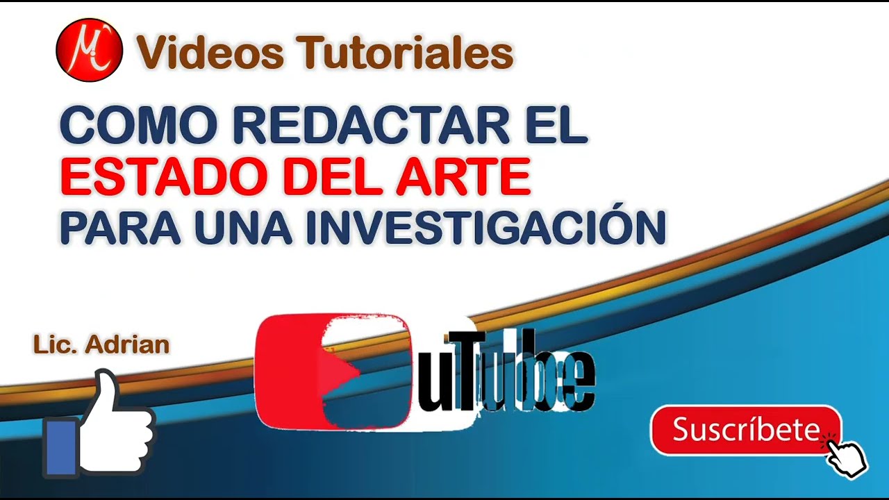 Estado del arte - Video tres del proceso de investigación