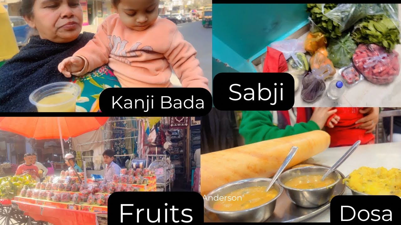 Full enjoy keya // vegetable or fruits, Khari De ￼// dinner per gaye ￼