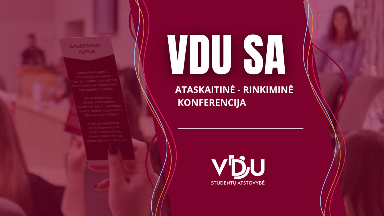 VDU SA ataskaitinė - rinkiminė konferencija 2026