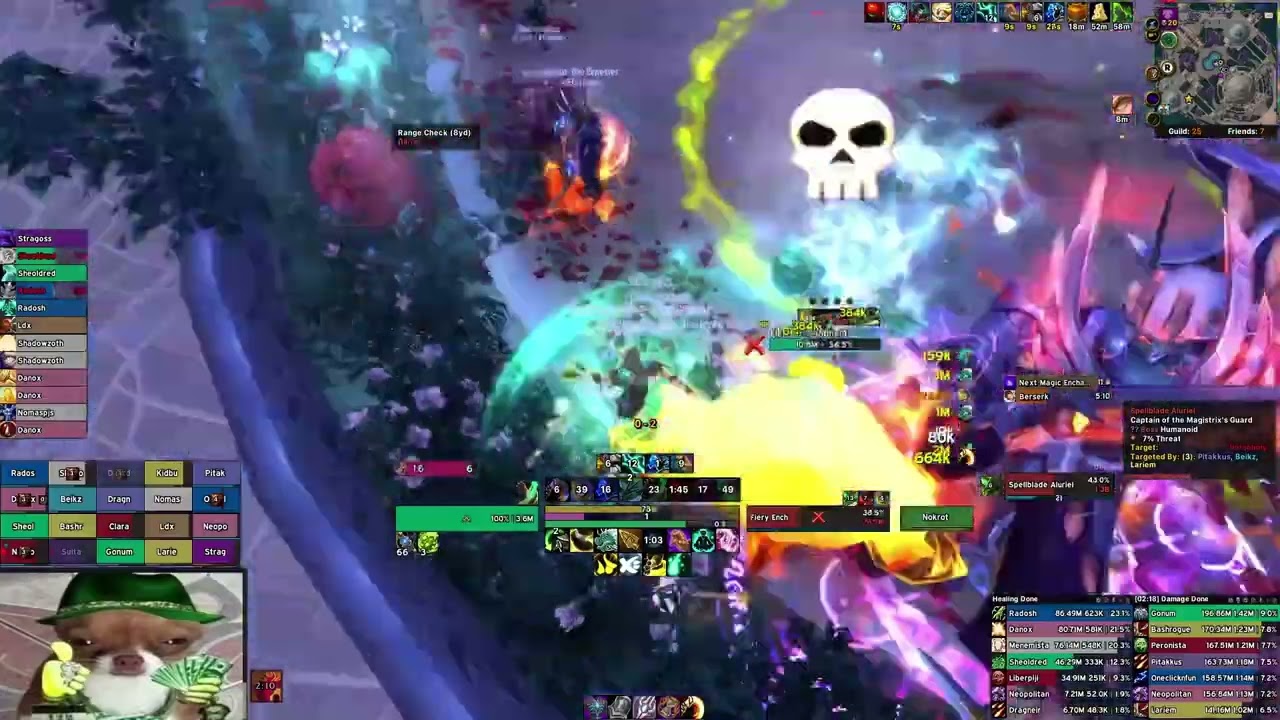 Elysium vs Spellblade Aluriel Mythic - Nighthold | Felsong x10