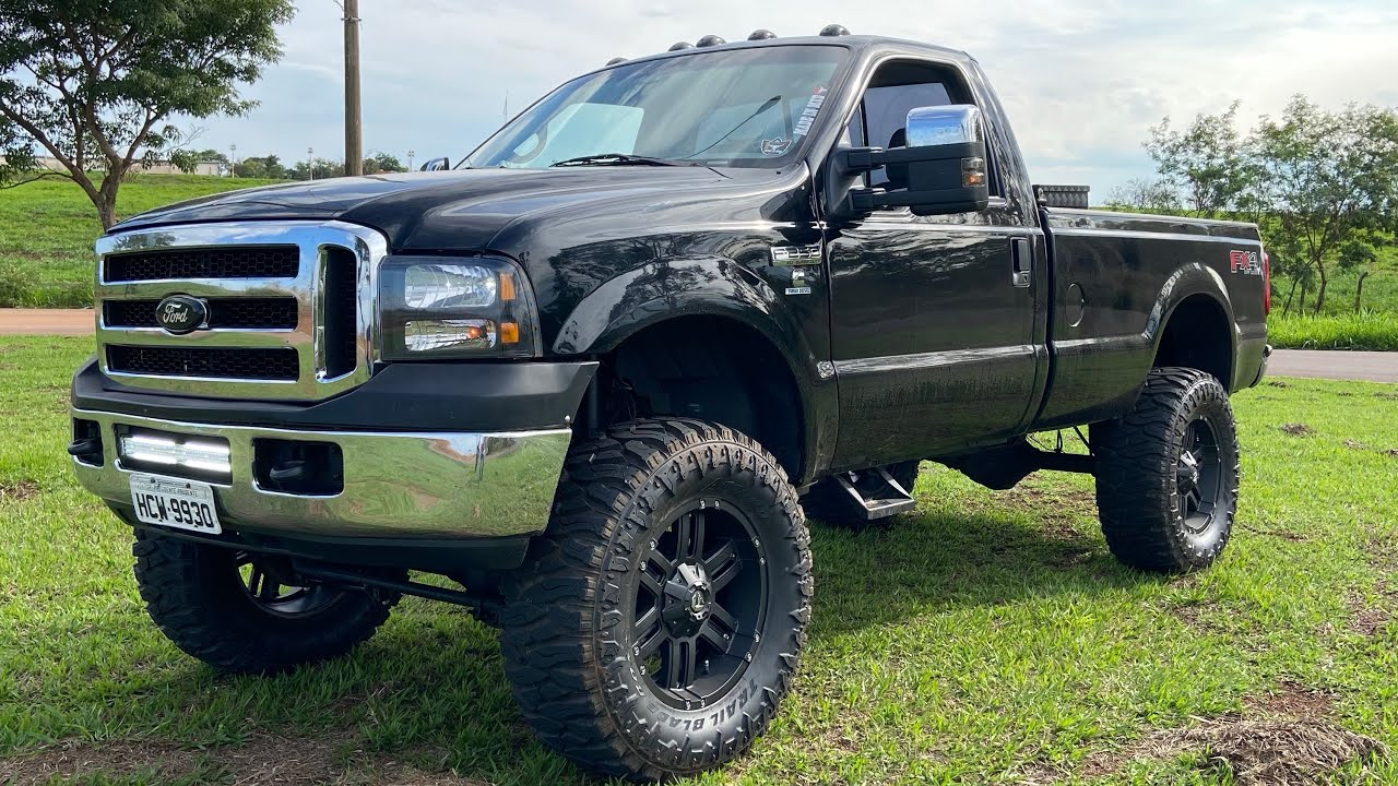 F-250 MAX POWER 4x4 DA MADE IN MUD!!! + DE 300cv, 17cm DE LIFT, PNEUS 38x14,5, UM MONSTRO!!!