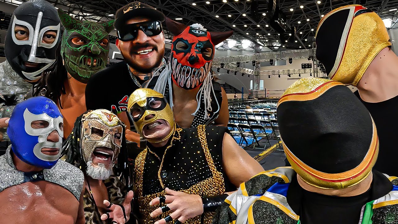 Entre Leyendas y Dinastías: Tinieblas Jr. y Tinieblas 3G tras vestidores en Puebla