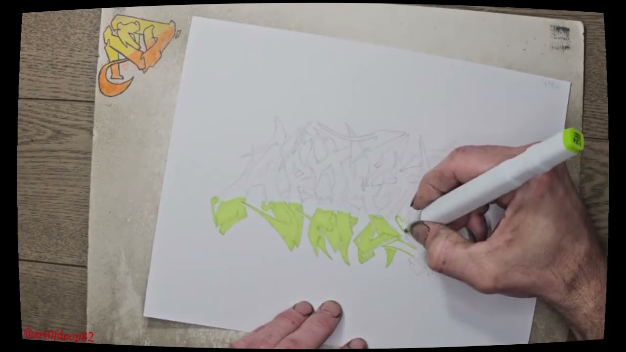Graffiti Wild Style Art Name Showcase