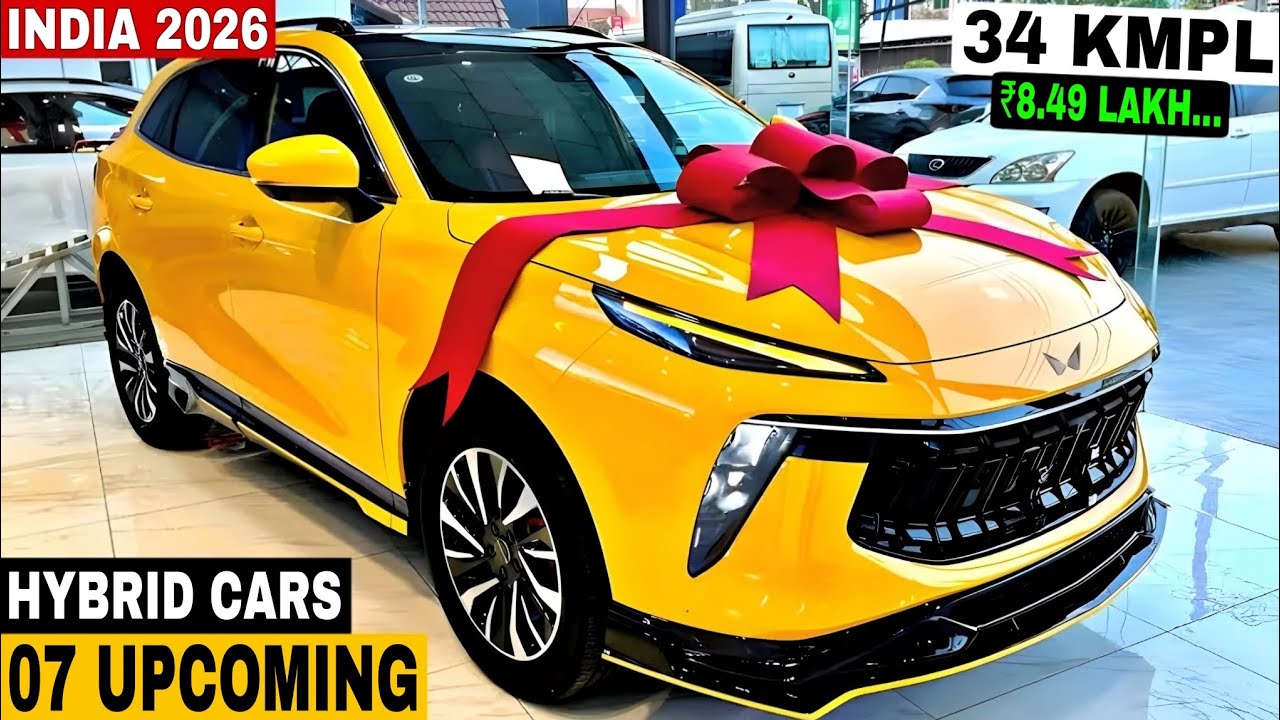 07 UPCOMING HYBRID CARS LAUNCH IN INDIA 2026 | PRICE, LAUNCH DATE, FEATURES | UPCOMING NEW CARS