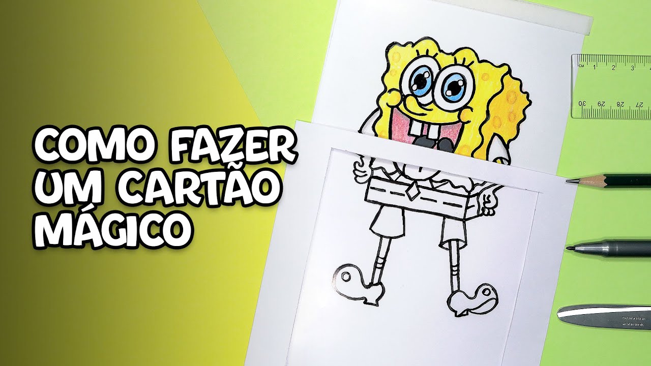CARTÃO MÁGICO | Aprenda a fazer um cartão mágico bem criativo