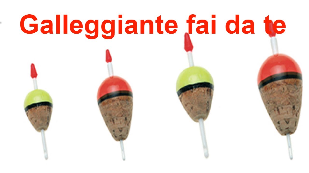 Galleggiante in sughero fai da te