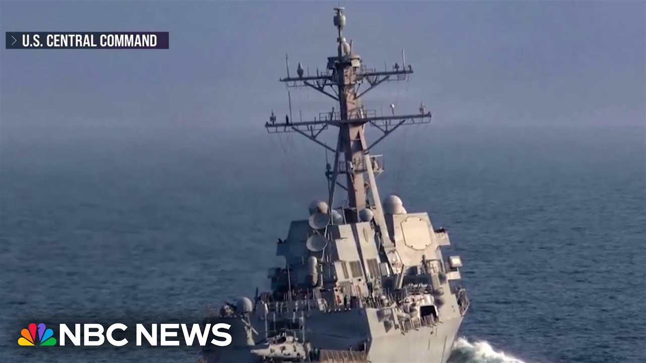 First images of U.S. blockade of Iran