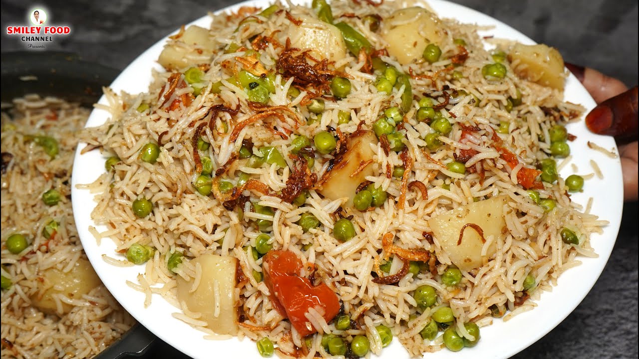 कुकर में खुसबूदार आलू मटर पुलाव बनाने का तरीका Tasty Aloo Matar Pulao Recipe | Veg Pulav Rice
