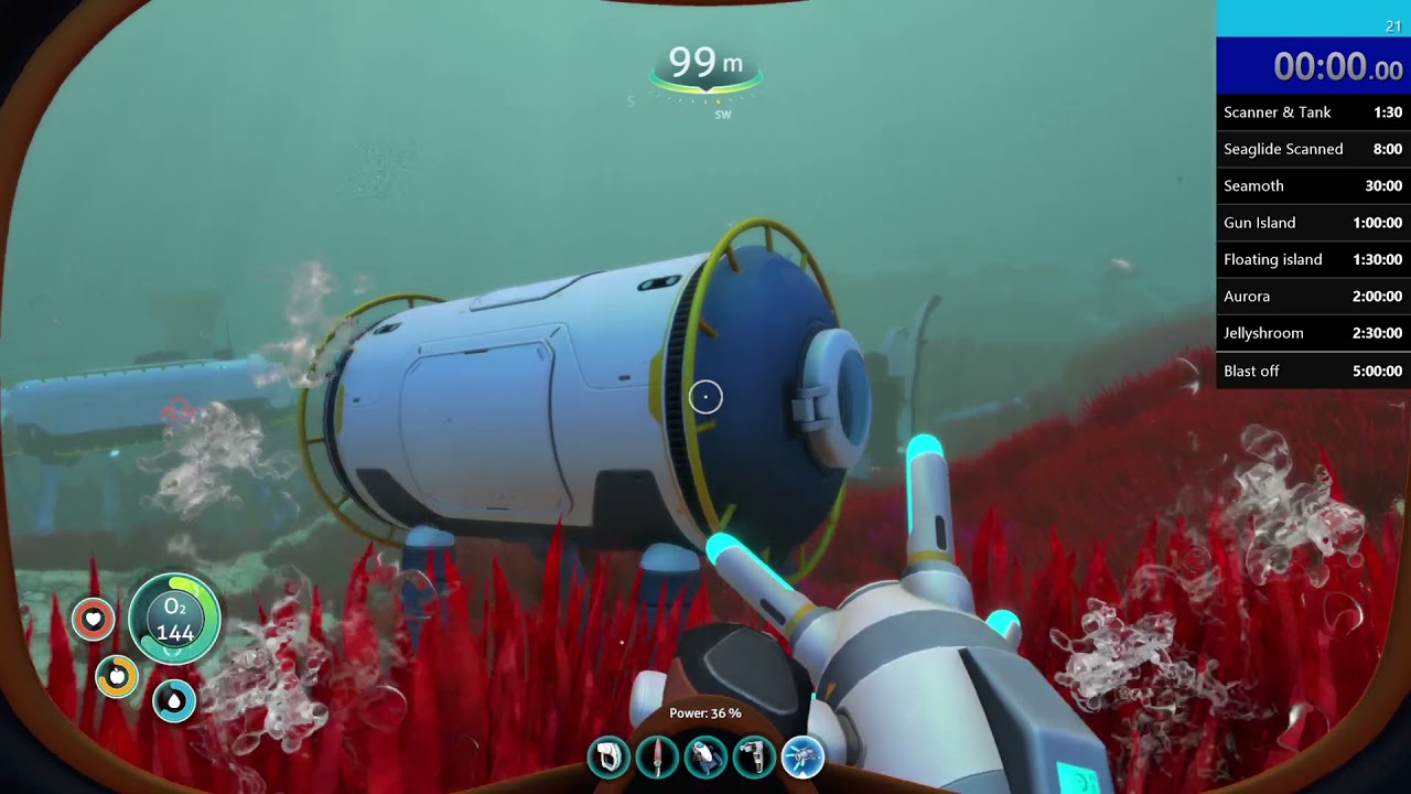 Subnautica Super SeaGlide setup