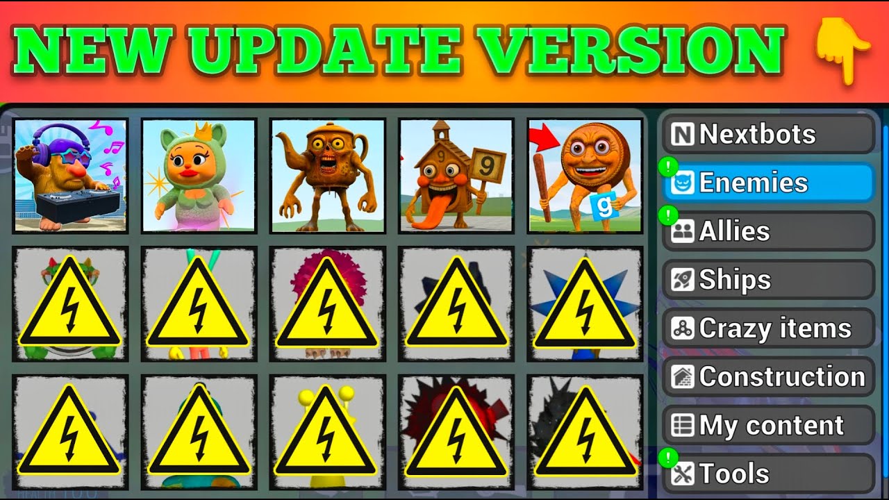 NextBots на игровой площадке! НОВЫЙ DJ MATEOO против ВСЕХ ИТАЛЬЯНСКИХ МЕМОВ-ЖИВОТНЫХ