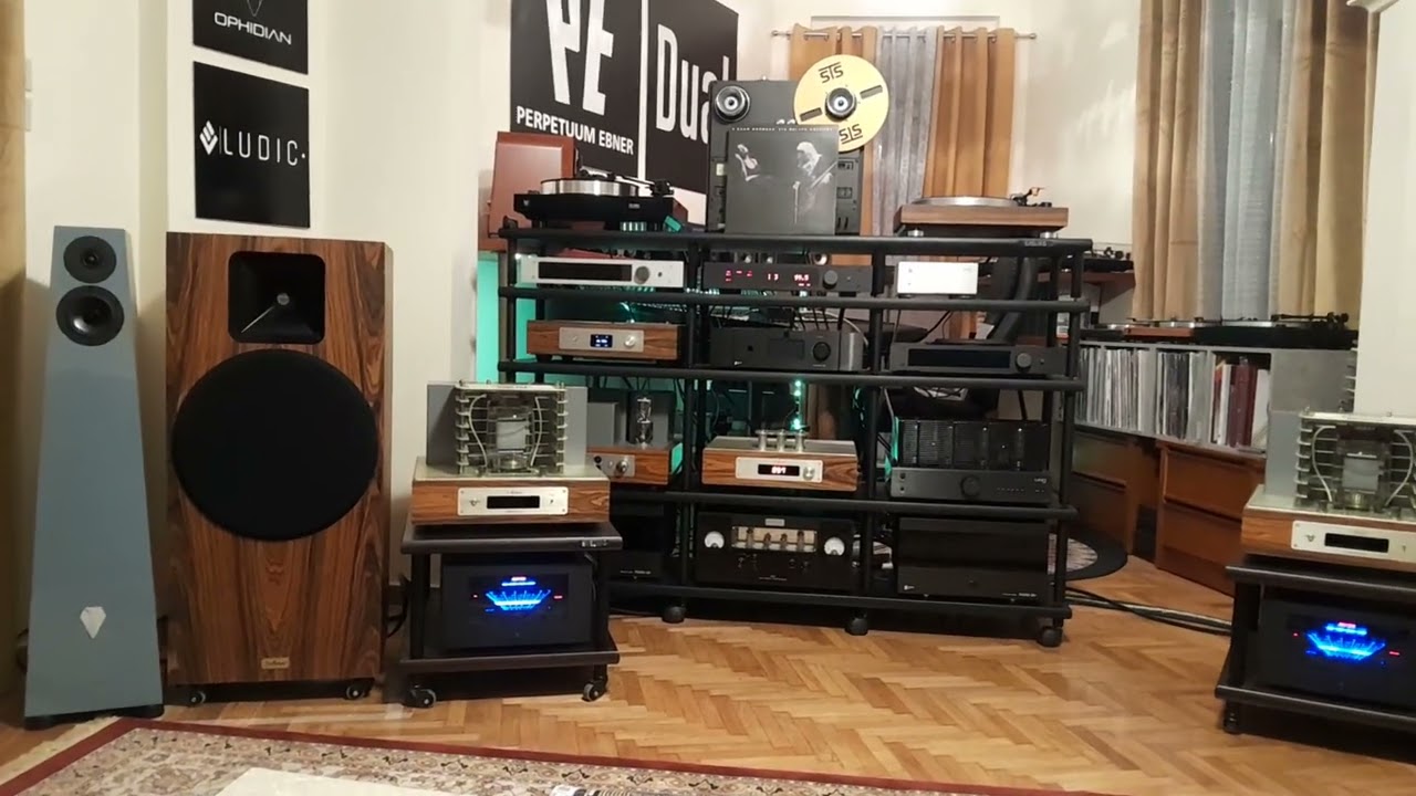 Πικάπ  PERPETUUM EBNER PE 6060  Ortofon 2M BLACK.Phono stage RESTEK AUDIO EMAS, FFION 