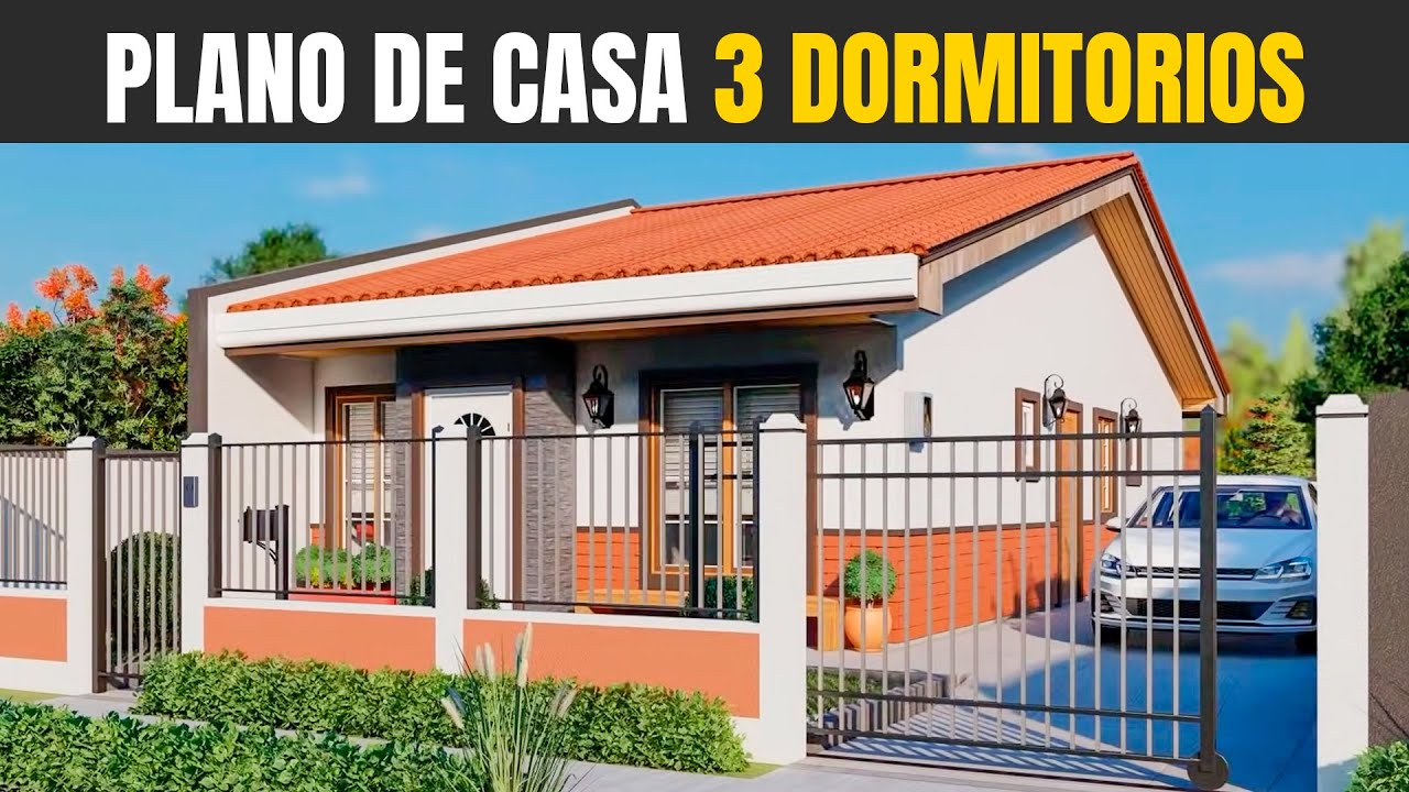 ¡Súper Pequeña! 👏 Plano de casa ¡GRATIS!