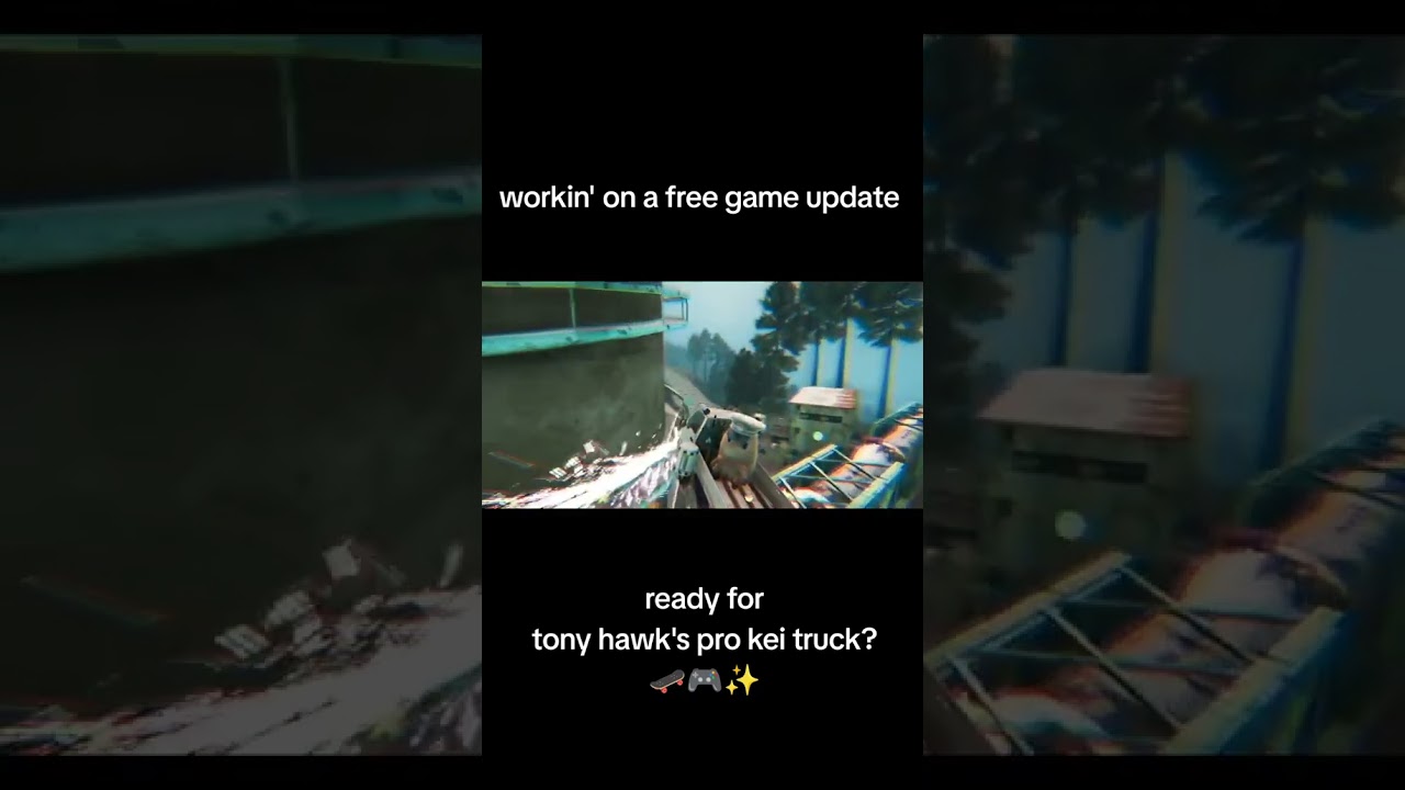 Work on our FREE game update continues UNABATED 🛹✨🎮