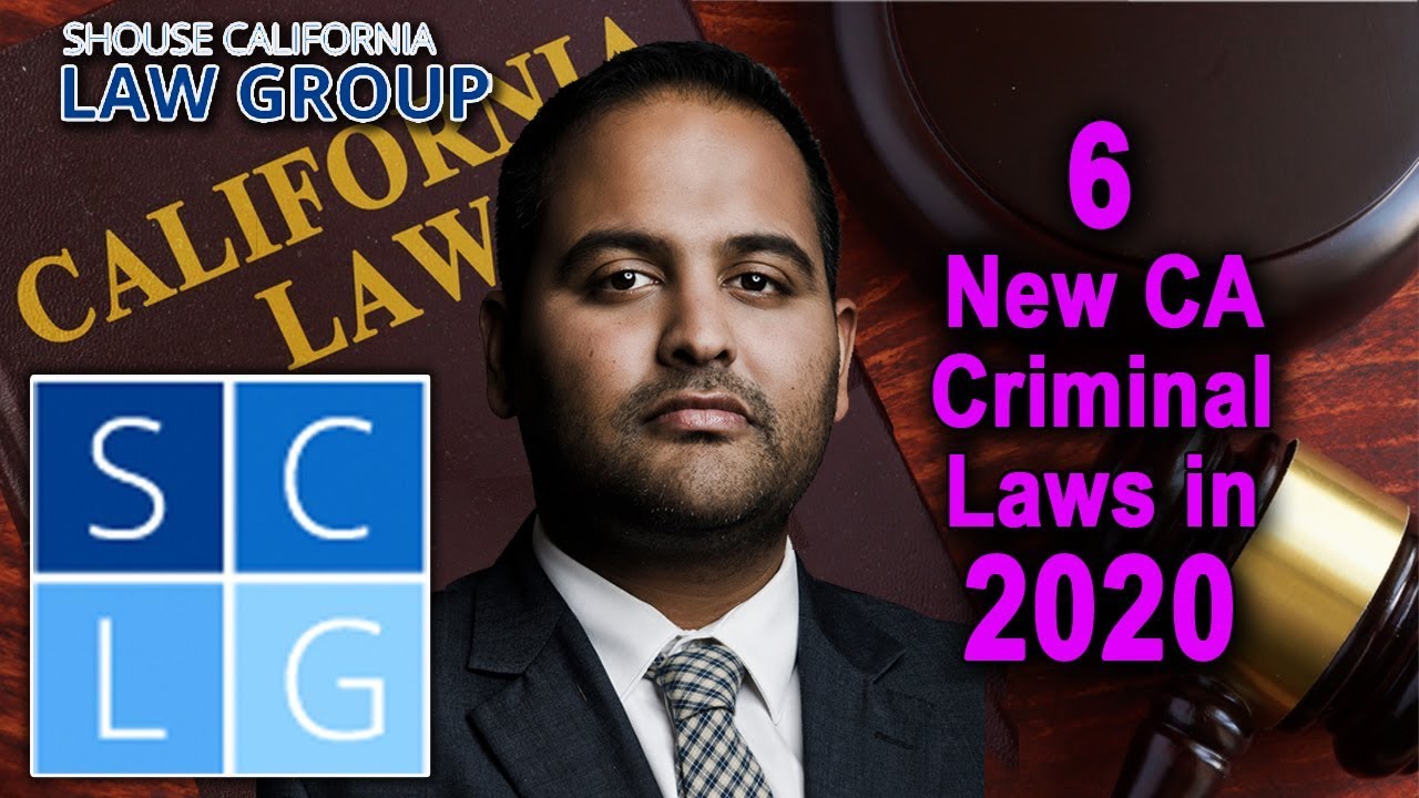 6 New California Crime Laws in 2020