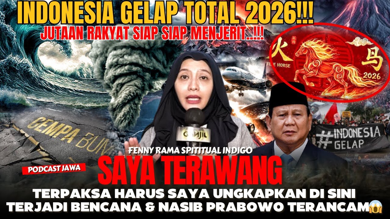 💥MENCEKAM!!! JUTAAN RAKYAT SIAP SIAP MENJERIT.. NASIB INDONESIA HINGGA BENCANA DAHYAT TERJADI 2026😱