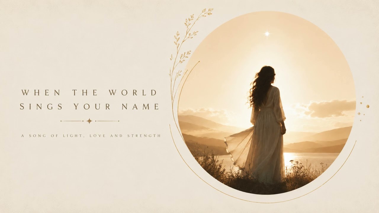 When the World Sings Your Name | An Uplifting Celestial Folk Pop Anthem of Strength & Light