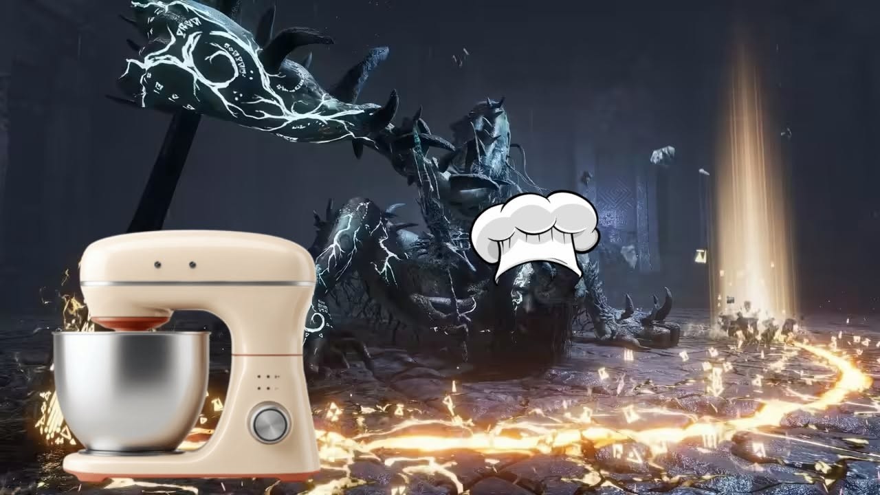 i haven't played lies of p in like four days, so i decided to do d5 el10 anguished with a cake mixer