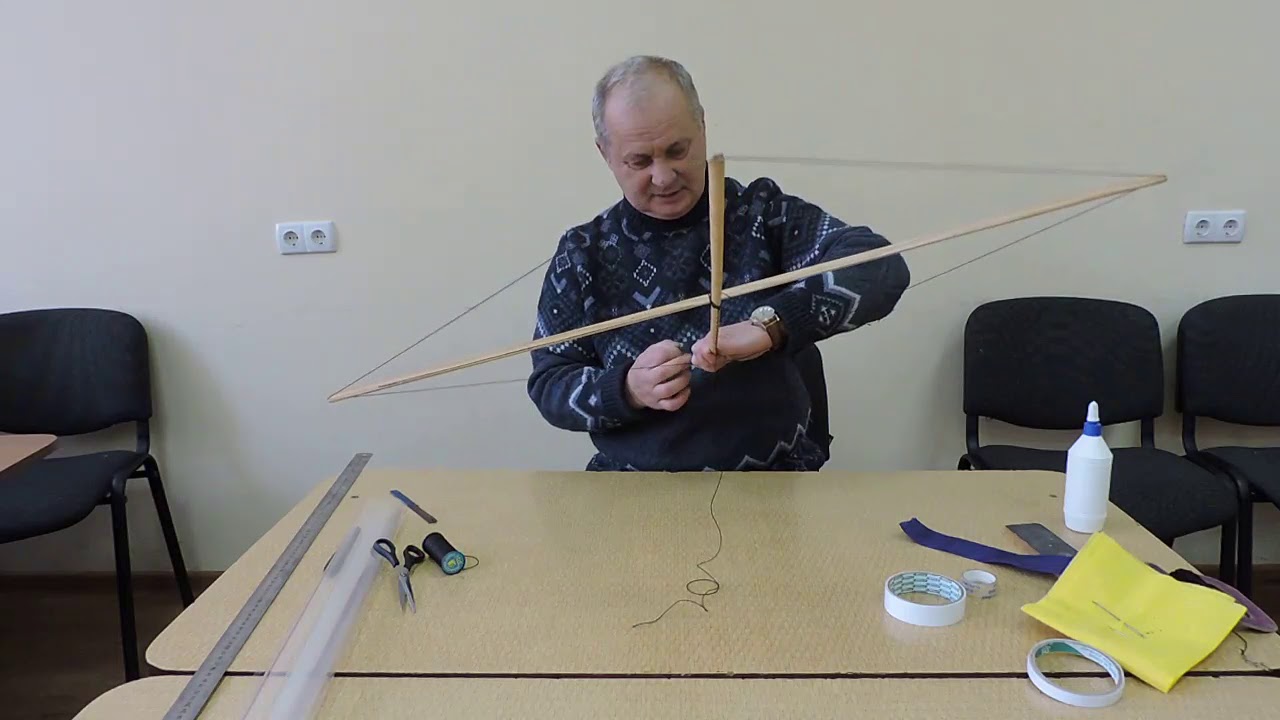 Изготовление плоского воздушного змея. Часть 1