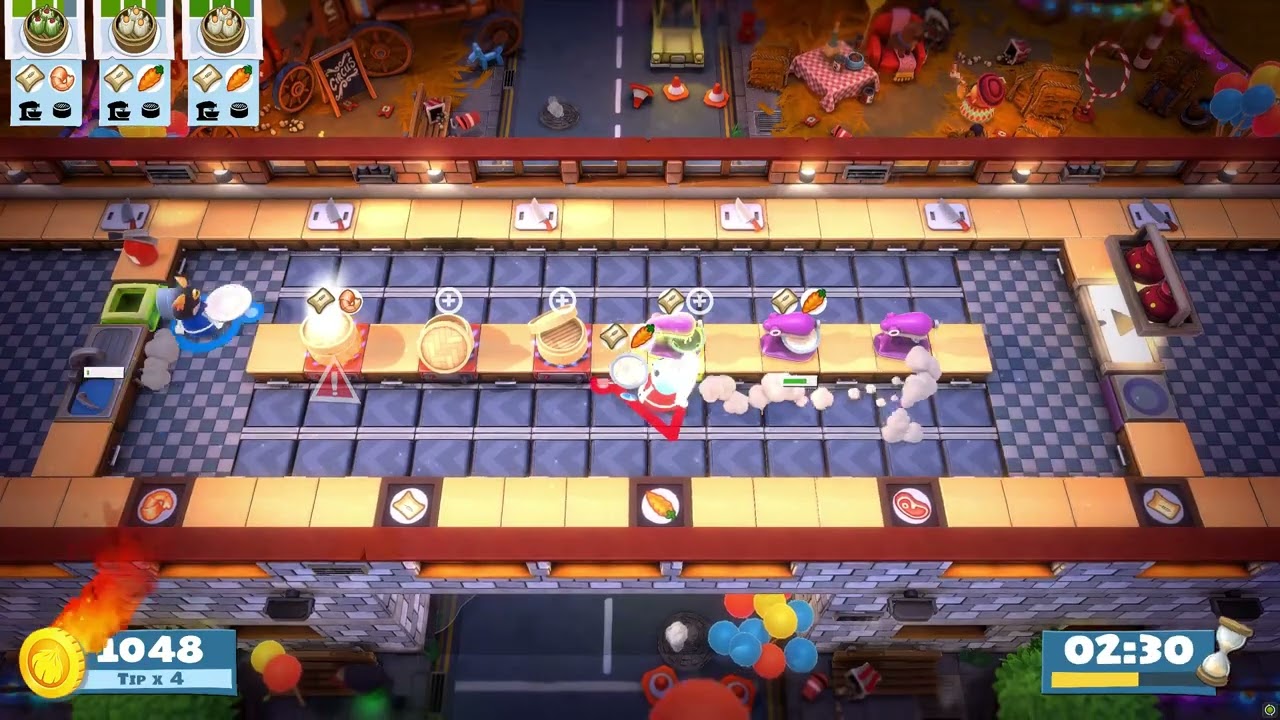 [Overcooked! All You Can Eat] Carnival of Chaos Kevin 2 (2P) *2840*