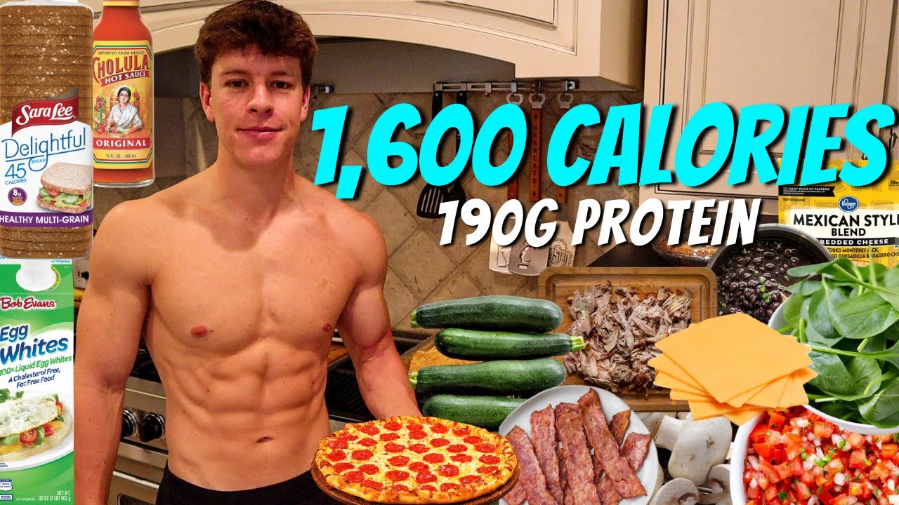 Full Day of Eating 1,600 Calories | EXTRA Low Calorie High Protein Healthy Meals For Fat Loss Diet