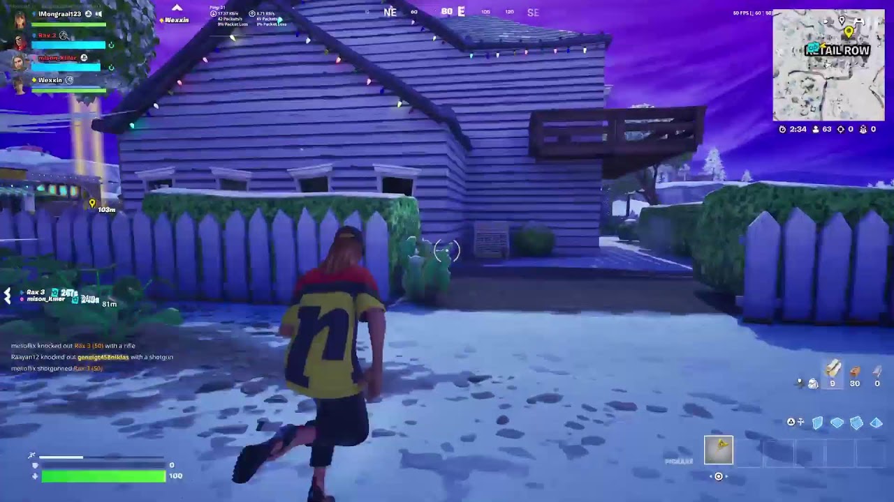 Fortnite seizoen 7 kerst live met fienbikelife