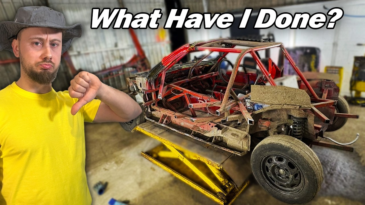 COMPLETELY CUTTING UP MY OLD STOCKCAR