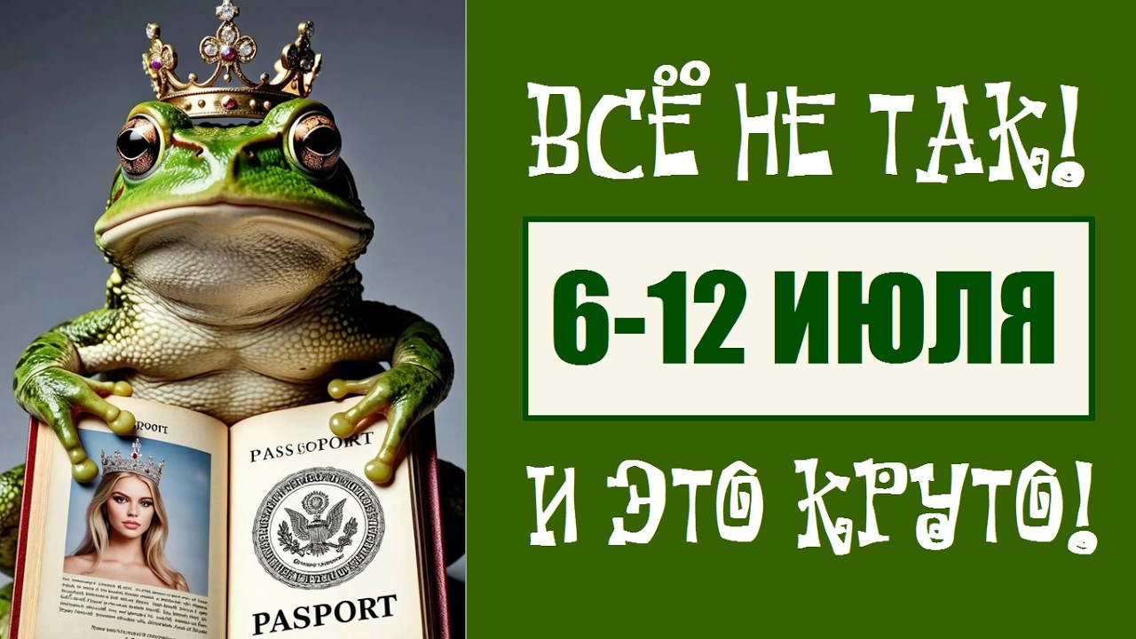 6-12 ИЮЛЯ. ВСЁ НАПЕРЕКОСЯК! И ЭТО ХОРОШО! АСТРОПРОГНОЗ НА НЕДЕЛЮ ОТ УГРЮМОВОЙ