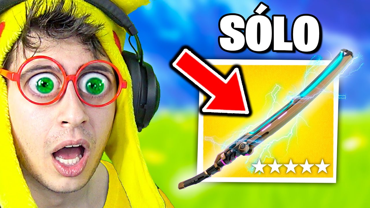 Sólo ESPADA en Fortnite ⚡⚔️!! (imposible)