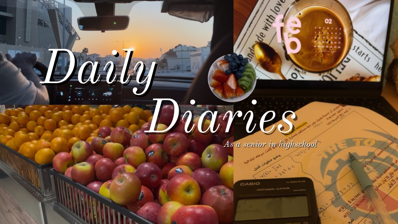 Daily Diaries 🏠 || Journalling, School days, and lots of studying