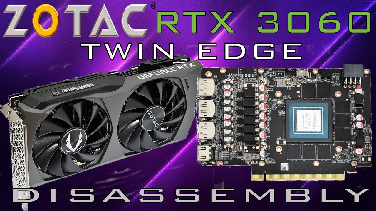 ZOTAC RTX 3060 Twin Edge | РАЗБОРКА | Толщина термопрокладок | Замена вентилятора | Видеокарта