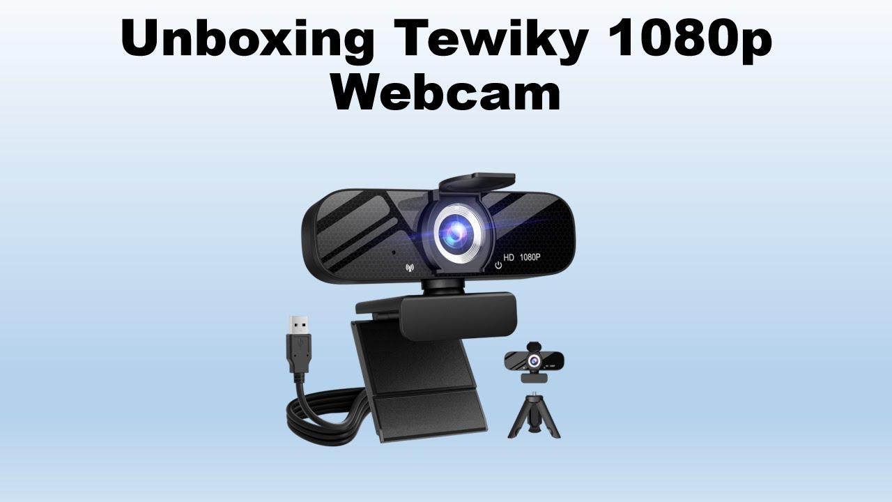 Unboxing Tewiky 1080p Webcam.